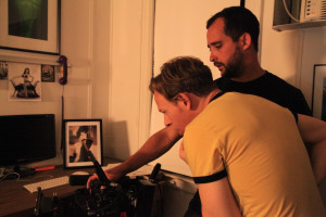 DP Claudio Rietti shows Director J.D. Oxblood the most recent take.